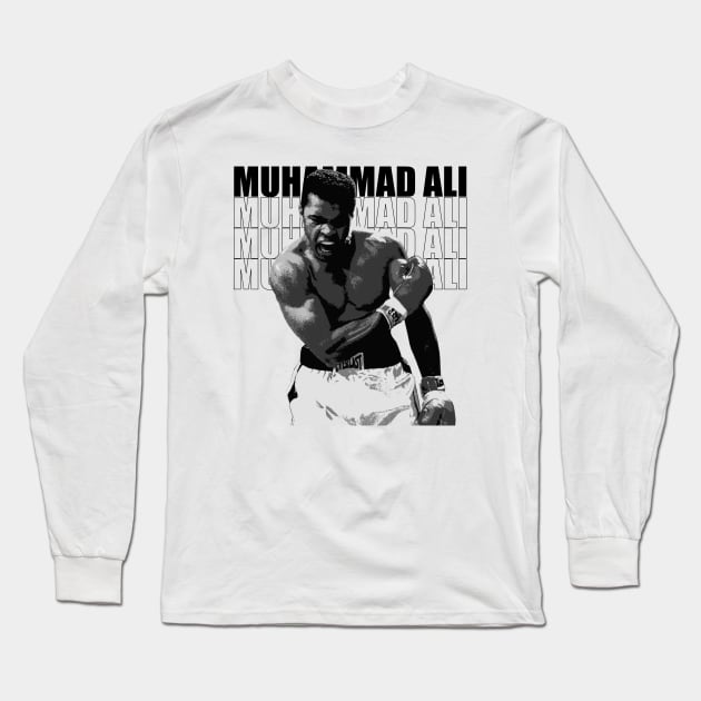 Muhammad Ali Legend Cool 8 Long Sleeve T-Shirt by ahmadzakiramadhan